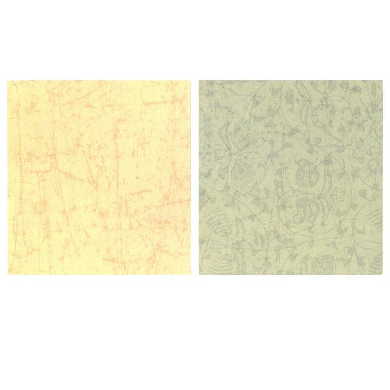 料紙 書道 画仙紙 寸松庵色紙 練習用（13×14cm）50枚 : 書道用品の栗成