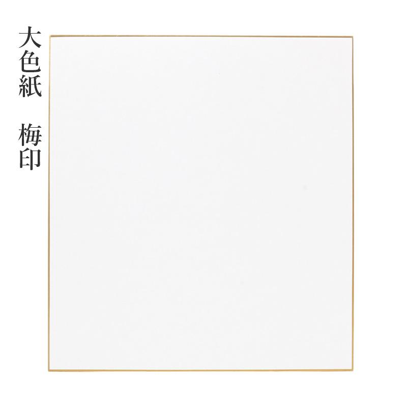 色紙 書道 大色紙大色紙 梅印 10枚 | 