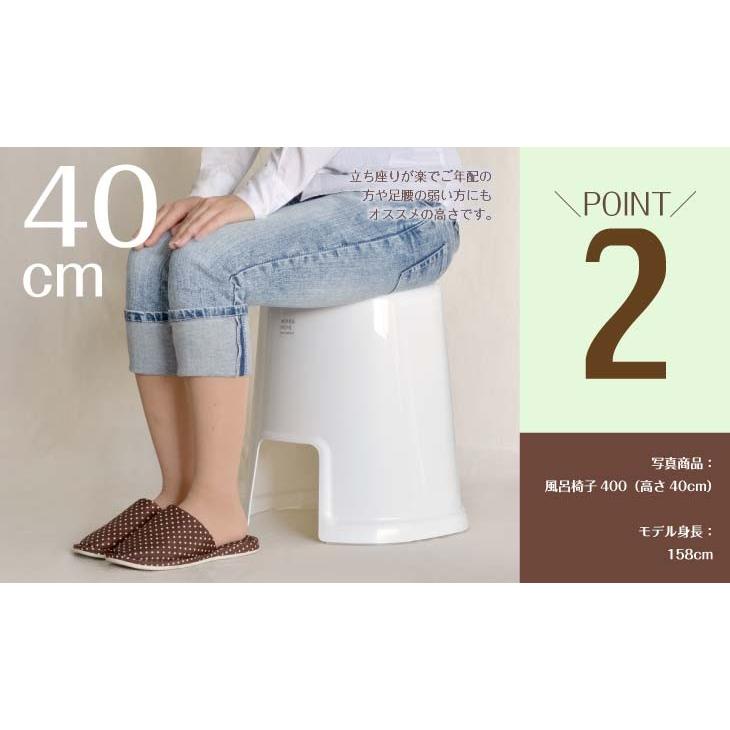 RISU（リス） HOME&HOME 風呂椅子400 風呂いす バスチェアー 風呂イス