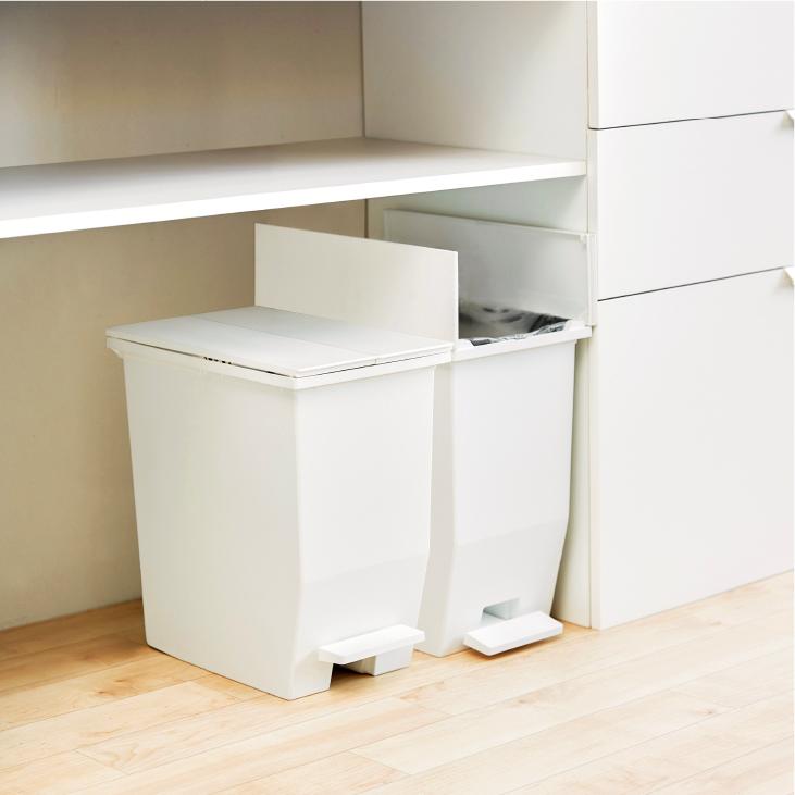 ゴミ箱 おしゃれ リットル 国内最安値に挑戦 Solow ペダルオープンツイン キッチン 分別 カップボード スリム カウンター下