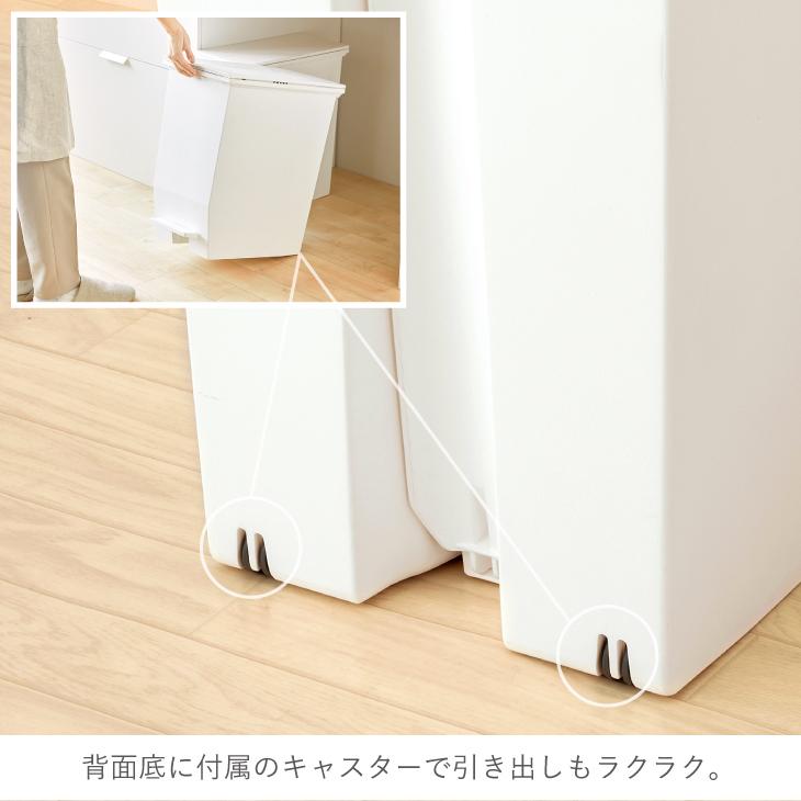 ゴミ箱 35リットル SOLOW ペダルオープンツイン 2個セット おしゃれ 分別  キッチン スリム カウンター下 メーカー直営店_11