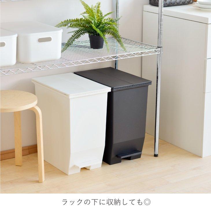 ゴミ箱 45リットル SOLOW ペダルオープンツイン おしゃれ 分別  キッチン スリム カウンター下 ソロウ メーカー直営店 | RISU（家具、インテリア） | 09