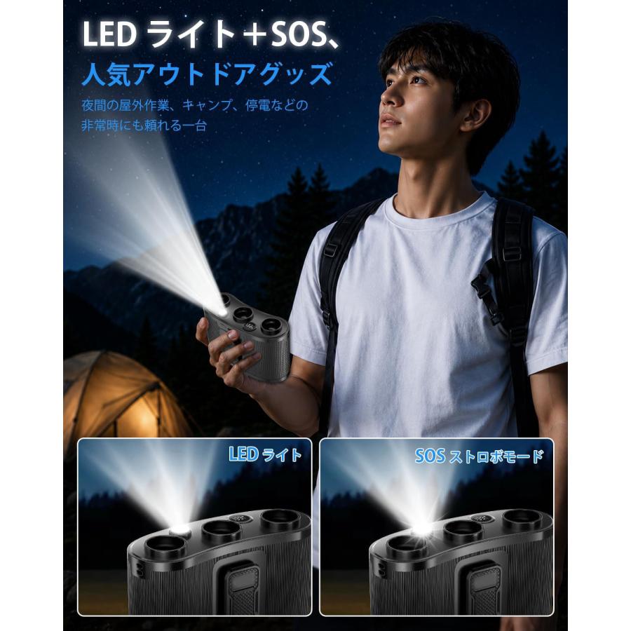腰掛け扇風機 超強風 【2026新登場・業界唯一3つ送風口】 ベルト