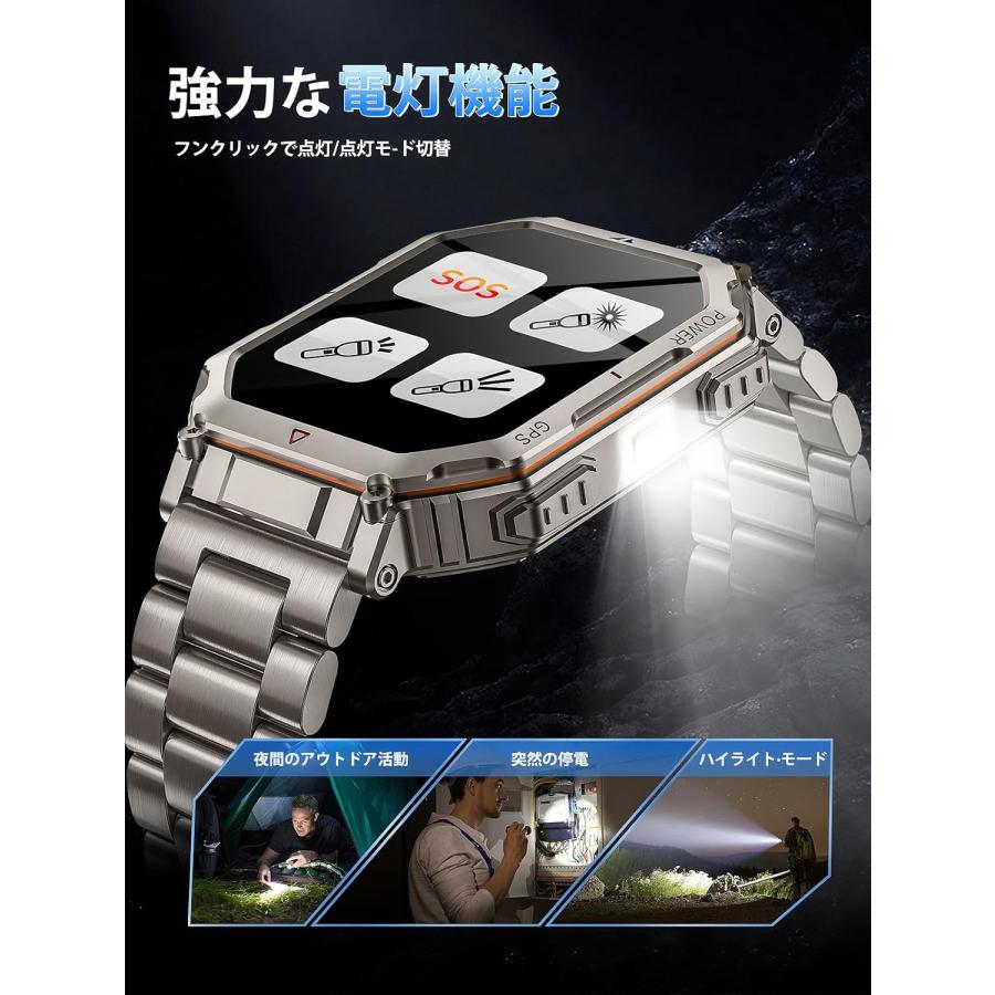 スマートウォッチ【2026最新型 ChatGPT搭載 内蔵GPS】AI文字盤