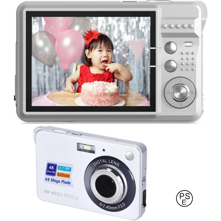 デジカメ4K 人気 デジタルカメラ コンパクトカメラ 数 4K動画 4800万