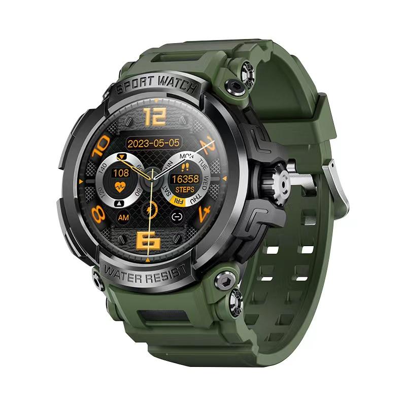 2026年新登場 スマートウォッチ 1.52インチ高精細大画面 軍用規格