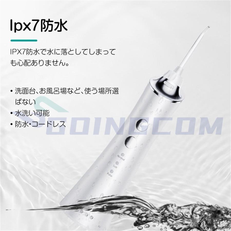 口腔洗浄器 歯垢除去 口内洗浄機 超音波 電動 ジェットウォッシャー