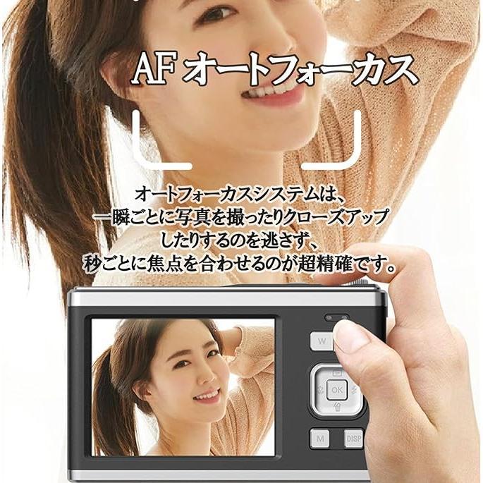 デジタルカメラ 4K 6000w画素 小型 軽量 高画質 オート 安い HD録画