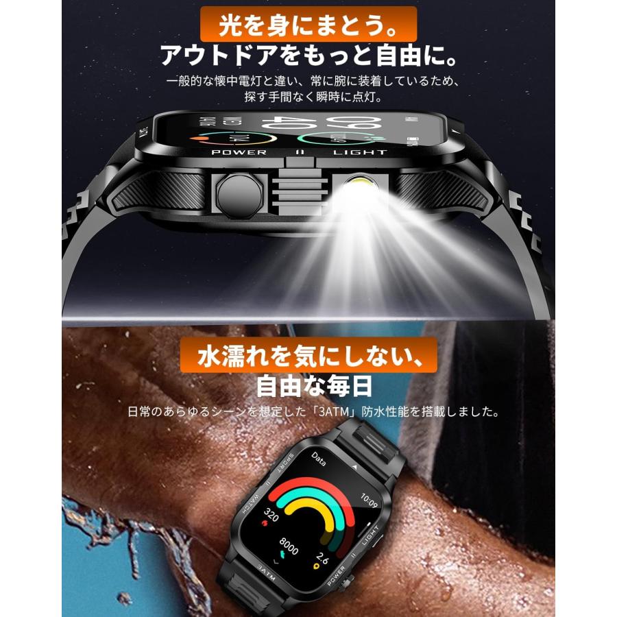 スマートウォッチ【2026革新モデル 最大30日間連続駆動の超ロング