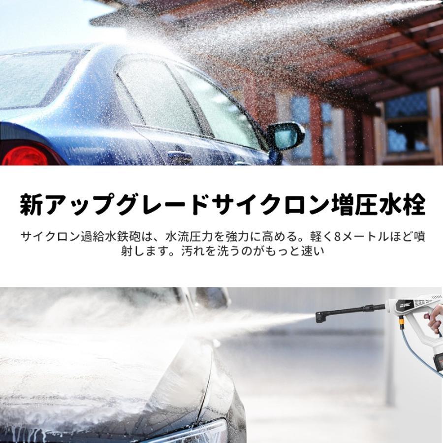 高圧洗浄機 コードレス 充電式 ハンディ 専用ケース付き 洗車 外壁掃除