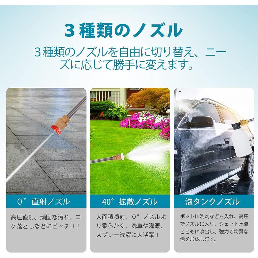 高圧洗浄機 コードレス 充電式 ハンディ 専用ケース付き 洗車 外壁掃除