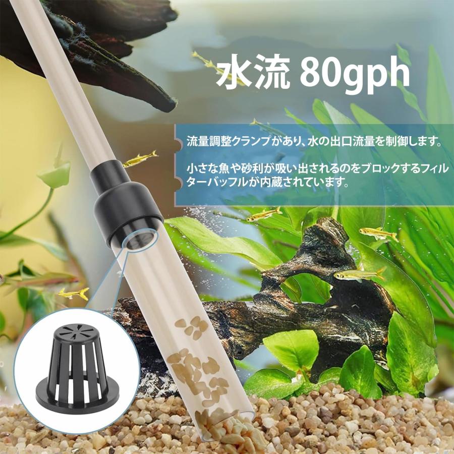 水槽清掃用 ポンプ 水槽水換え 手動式 砂利掃除機 アクアリウム 水槽清掃用 ポンプ 水槽水換え 手動式 砂利掃除機 アクアリウム
