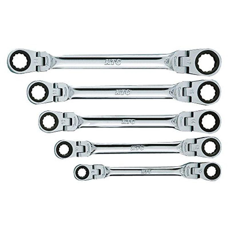 レア！ 京都機械工具(KTC) ラチェットめがねレンチ セット (両頭型首