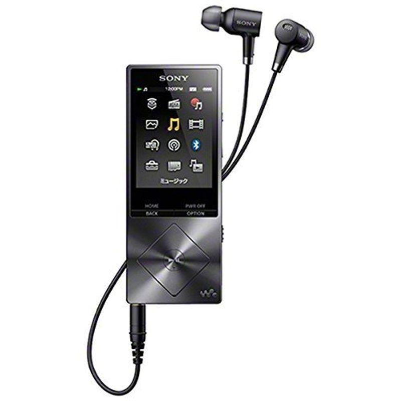S0NY ウォークマン A20シリーズ 32GB ハイレゾ音源対応 ノイズキャンセリング機能搭載イヤホン付属 2015年モデル チャコールブ