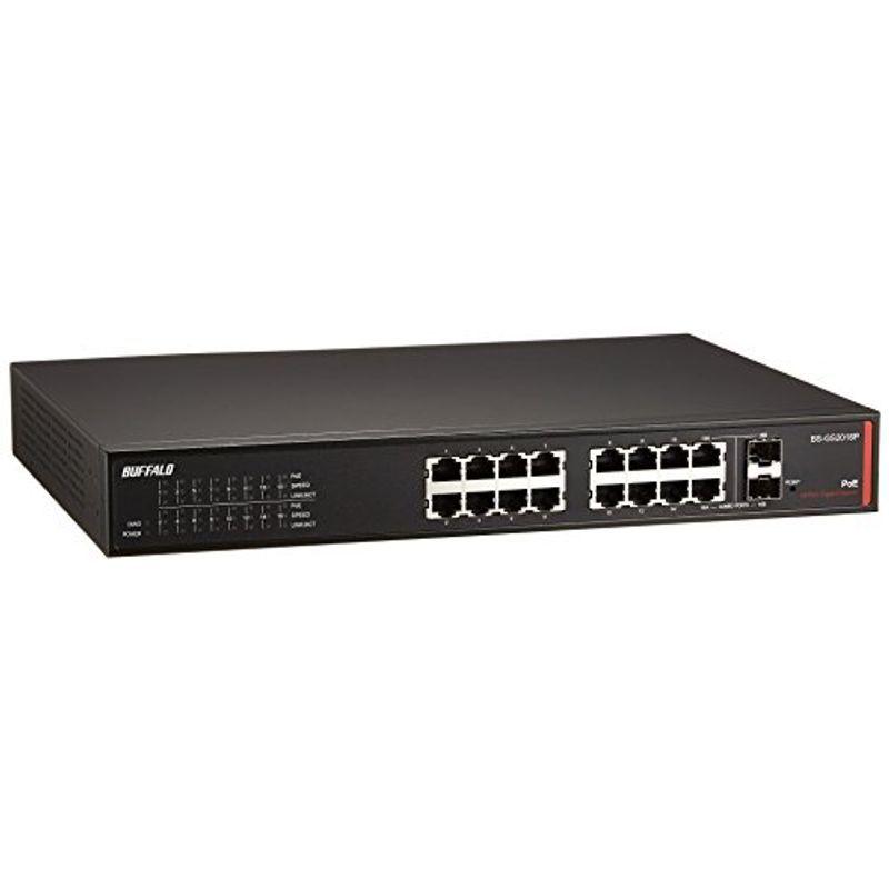 日本買い BUFFALO レイヤー2 Giga PoE スマートスイッチ 16ポート BS