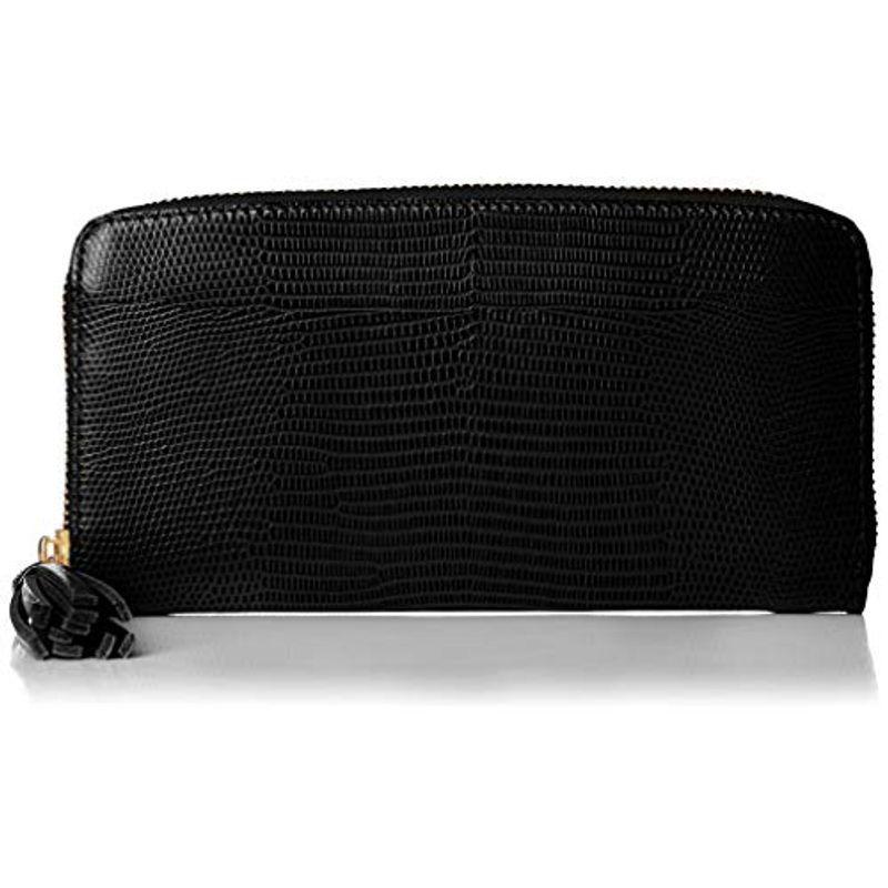 ペルケ 日本製 リザード型押しラウンドファスナー長財布 財布 財布 レディース ギフト プレゼント