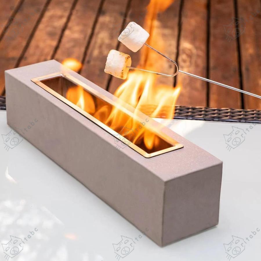 エタノール暖炉　オリジナル台+バイオエタノール付き バイオエタノール暖炉「EcoSmart Fire」より シリーズ最大の