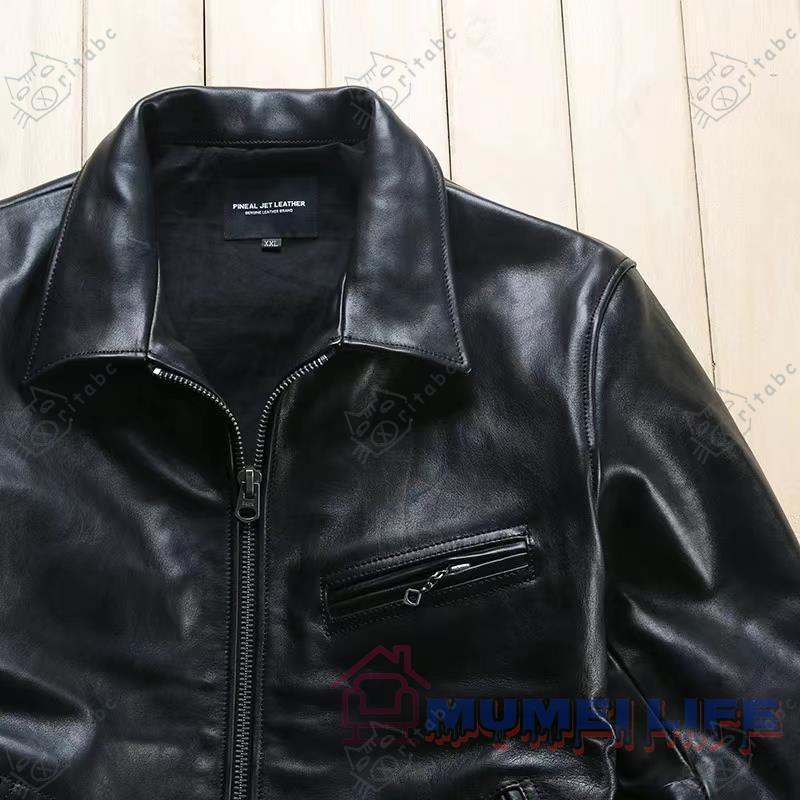 希少 ホースハイド R.B.C ライダース トラッカージャケット 黒 ブラック 本革 ホースハイド レザージャケット シングルライダース