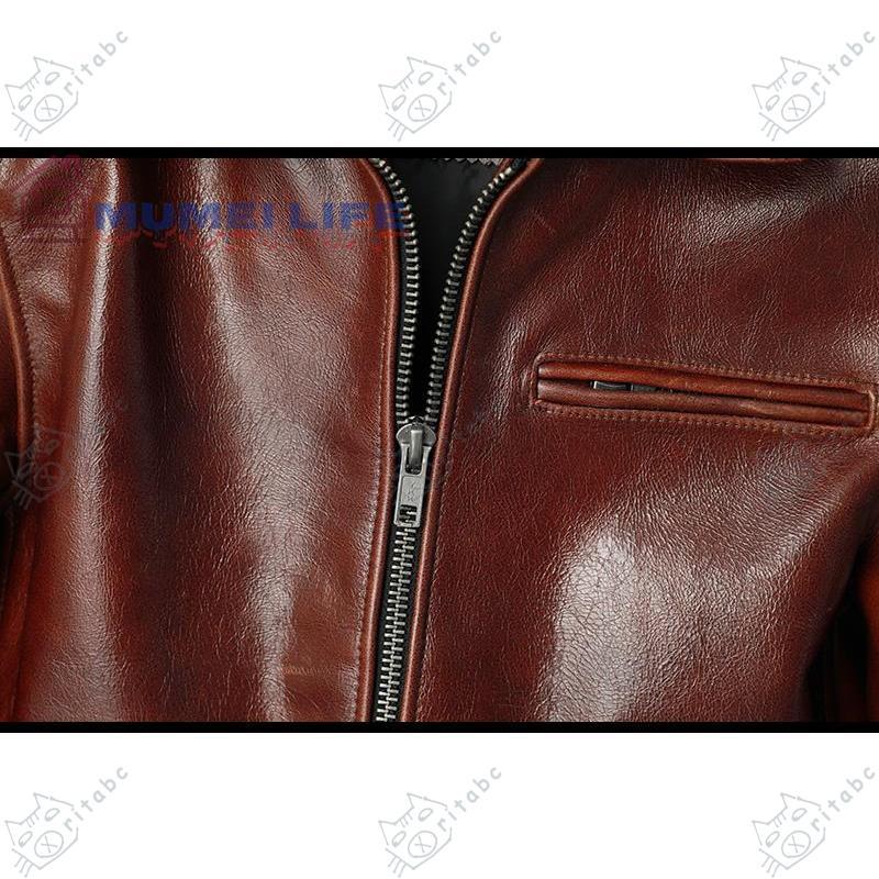 新入荷☆超人気☆カウハイド オイルレザー シングルライダース レザー