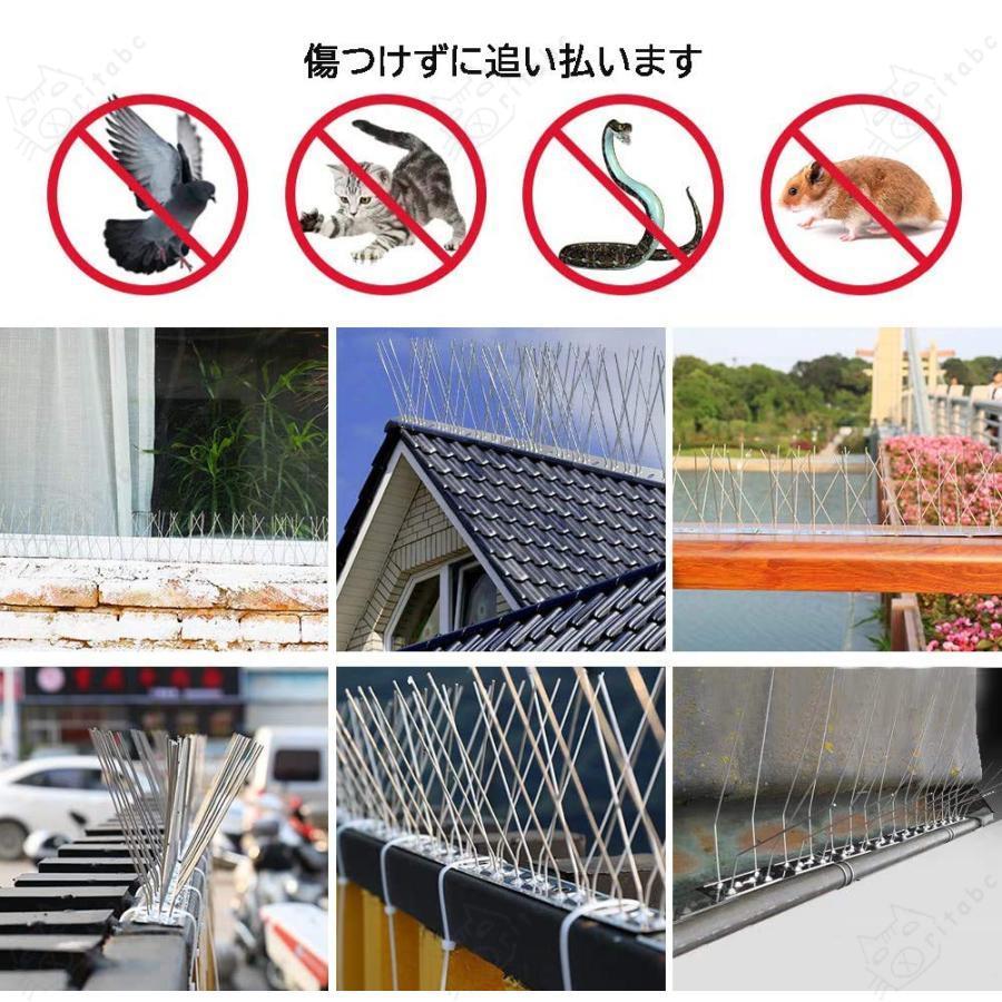 鳥よけ 鳩よけは100%ステンレス製カラスよけ フン害防止・ベランダ・屋上・栅用 Amazon | ONESORA 鳩避け 鳥よけ 100%ステンレス製 バードピン