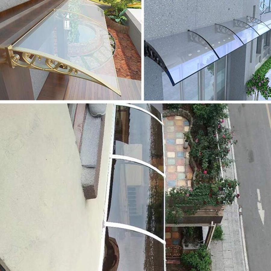 LIANGJUN 屋根庇 ひさし雨よけ 住宅用ひさし パティオ日除け