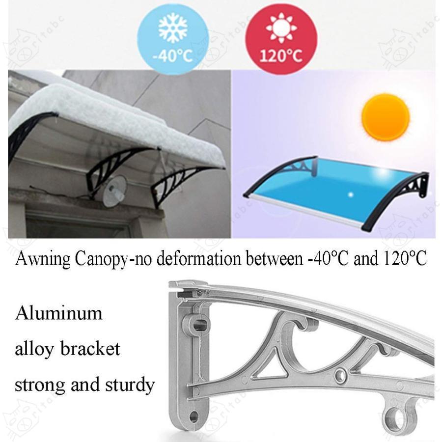 LIANGJUN 屋根庇 ひさし雨よけ 住宅用ひさし パティオ日除けそして