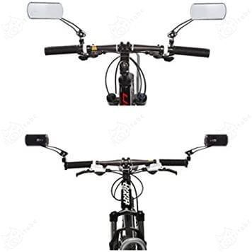 自転車ミラー リアビューミラー セーフティミラー バイク バックミラー 自転車ハンドルバーミラー スクエア型 左右セット マウンテンバイク用の柔軟で調整可能な｜ritabc｜08