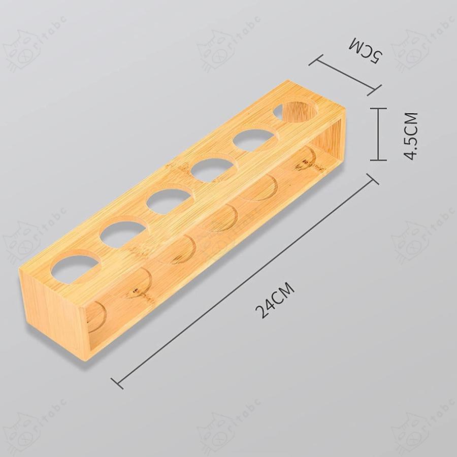 収納ケース?ボックス 360度回転式 スーパー大容量 アロマオイルスタンド エッセンシャルオイル収納ラック 自然竹製 リップスタンド 口紅収納シェルフ プレ コス｜ritabc｜04