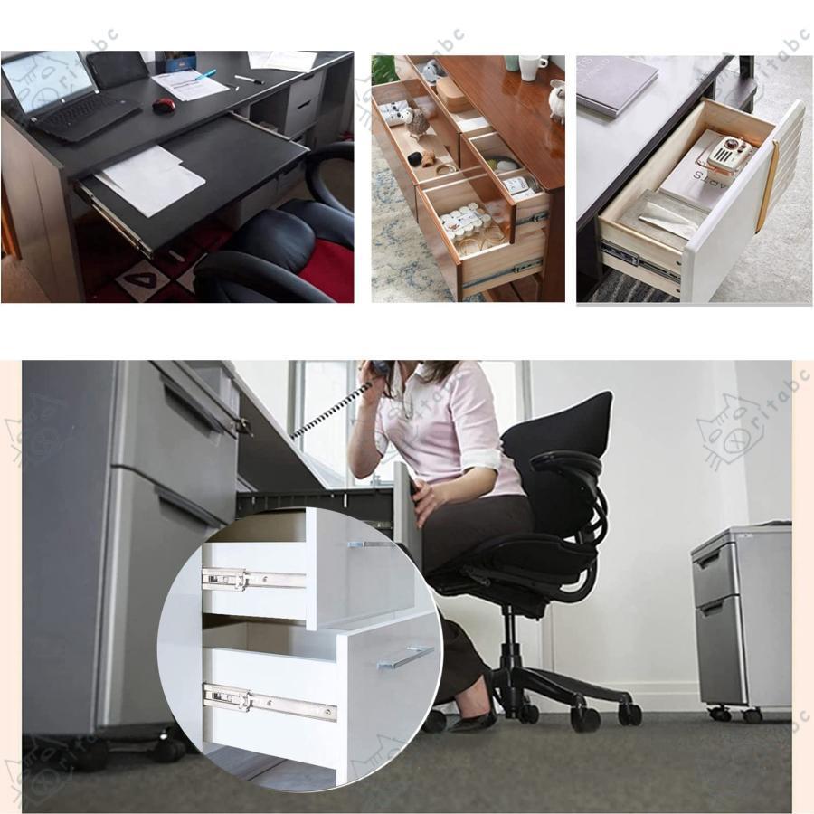 ソフトクローズ 引き出しスライドレール 300 400 500 600 700