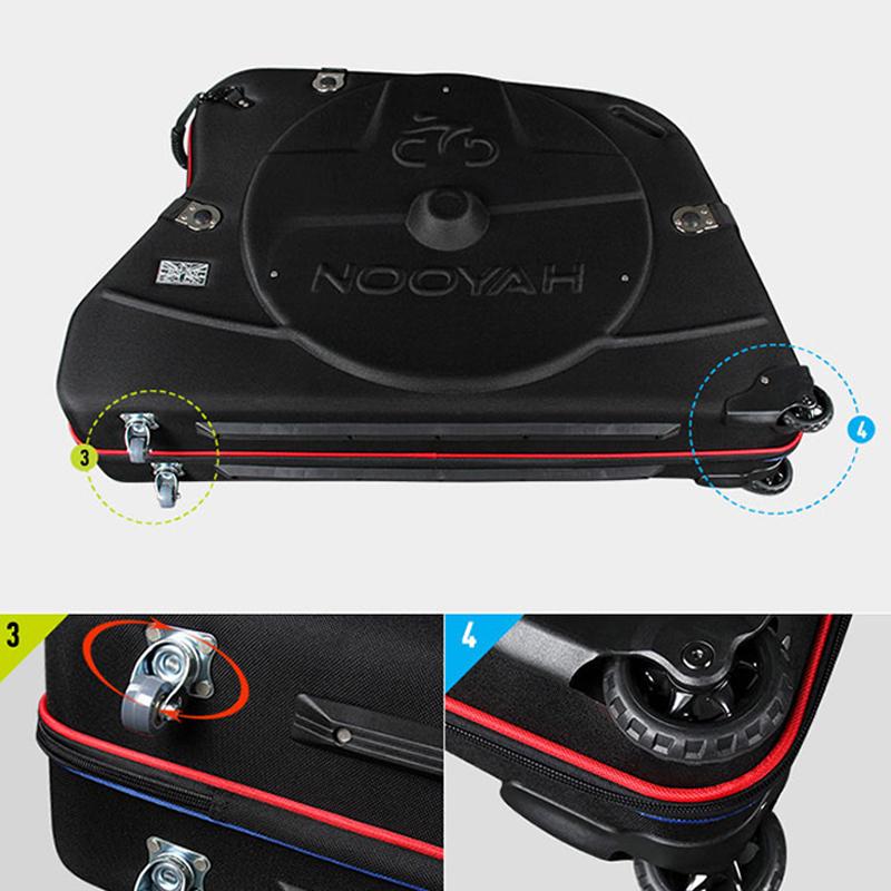 自転車自転車航空便トラベルハードケースボックスバッグ、往復