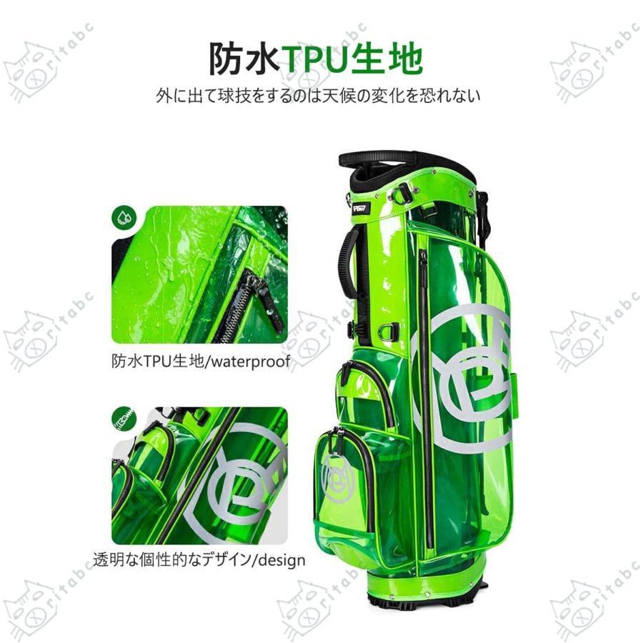 クリア素材 ゴルフキャディバッグ MUTA MARINE GOLF ムータマリンゴルフ メンズ レディース