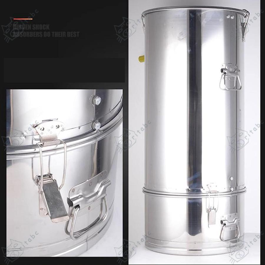 ステンレス製手動遠心分離式蜂蜜分離器：蜂蜜を絞り取る養蜂機械