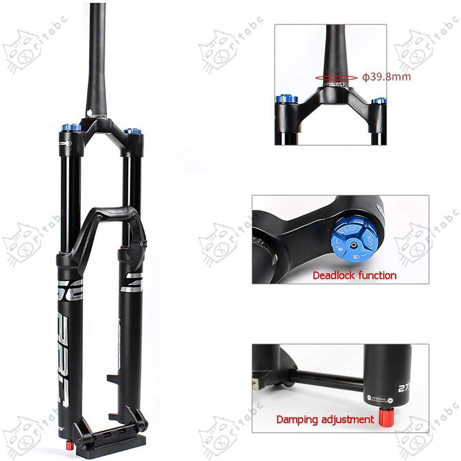 バイクフロントフォーク、サスペンション自転車フォーク、27.5/29