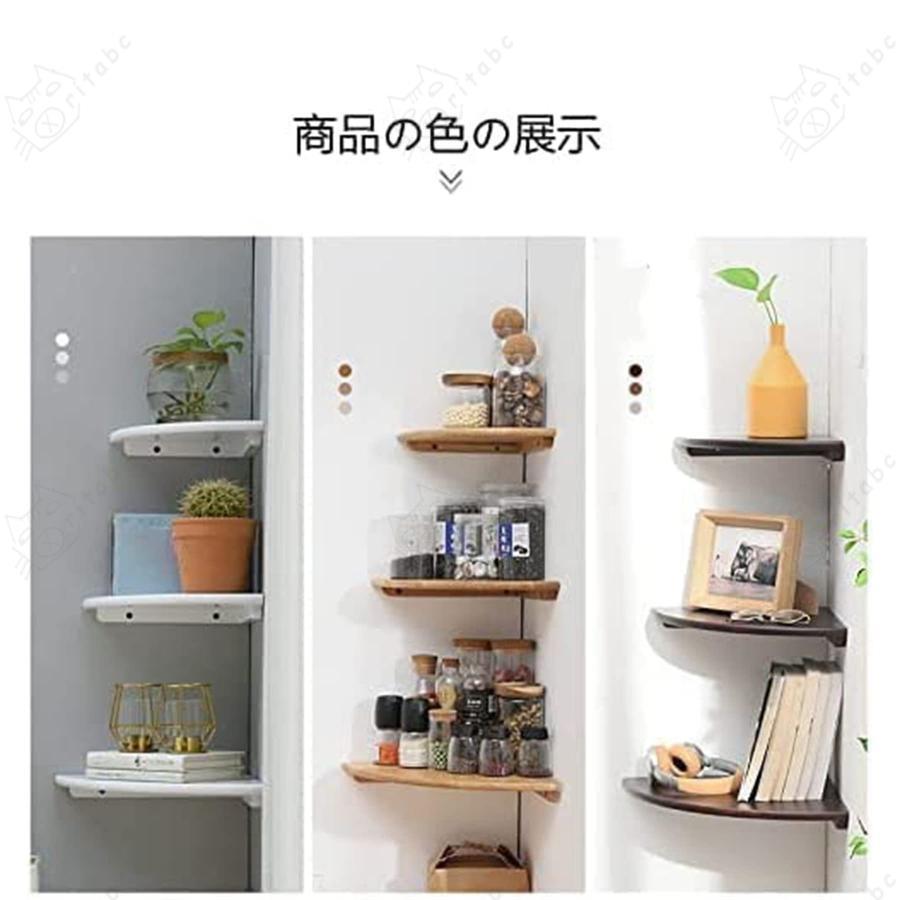3PCS ウォールシェルフ コーナーラック 木製壁棚 三角 コーナー 3PCS ウォールシェルフ コーナーラック 木製壁棚 三角 コーナー
