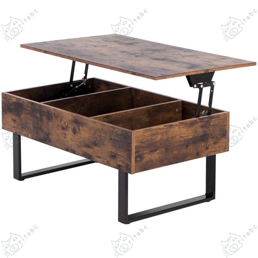 ローテーブル 昇降式 おしゃれ 天板高さ42~64cm調節可能 35O56 ローテーブル 昇降式 おしゃれ 天板高さ42~64cm調節可能