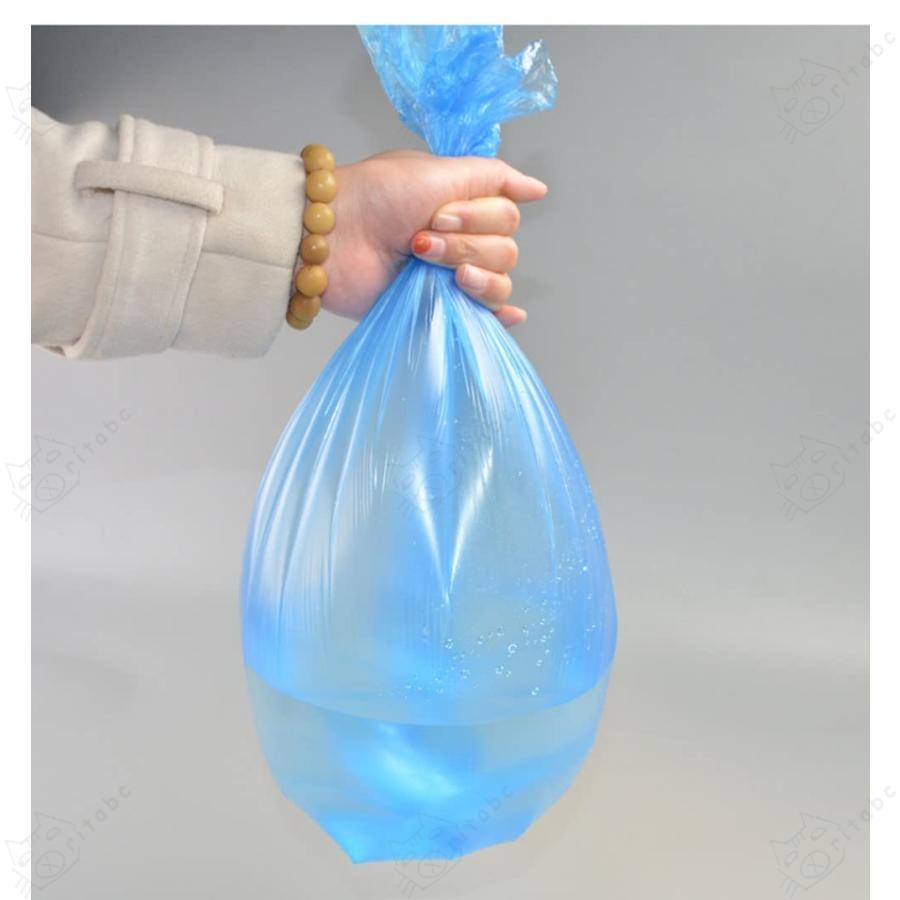 100個/ロール 縦60cm×横45cm 使い捨て ゴミ袋ゴミ箱小さなプラスチック製のゴミ袋素敵でプロフェッショナル ポリ袋 置いたまま使える ミシン目に沿って 切り離｜ritabc｜03