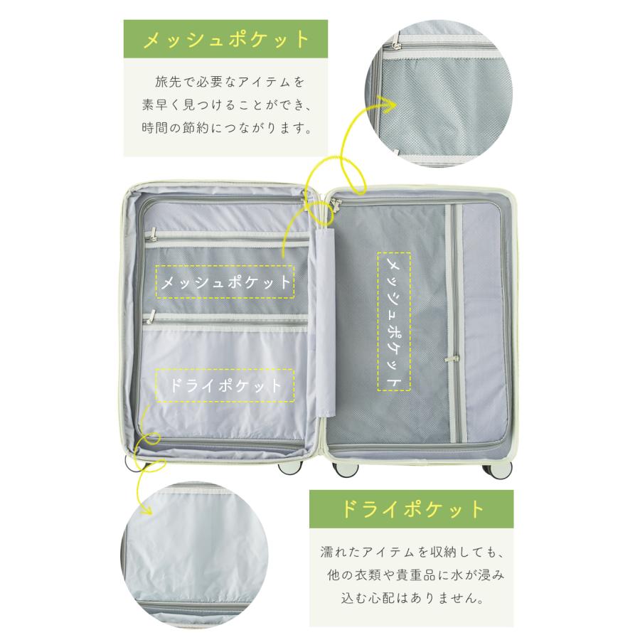 CICIBELLA キャリーバッグ Mサイズ スーツケース キャリーケース