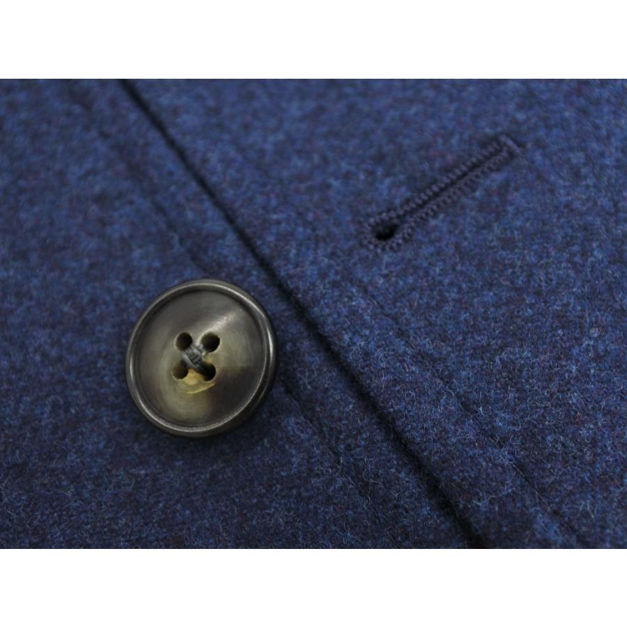 BOGLIOLI スーツ　44 ボリオリ BOGLIOLI 3つボタンスーツ ミックスライトネイビー 44