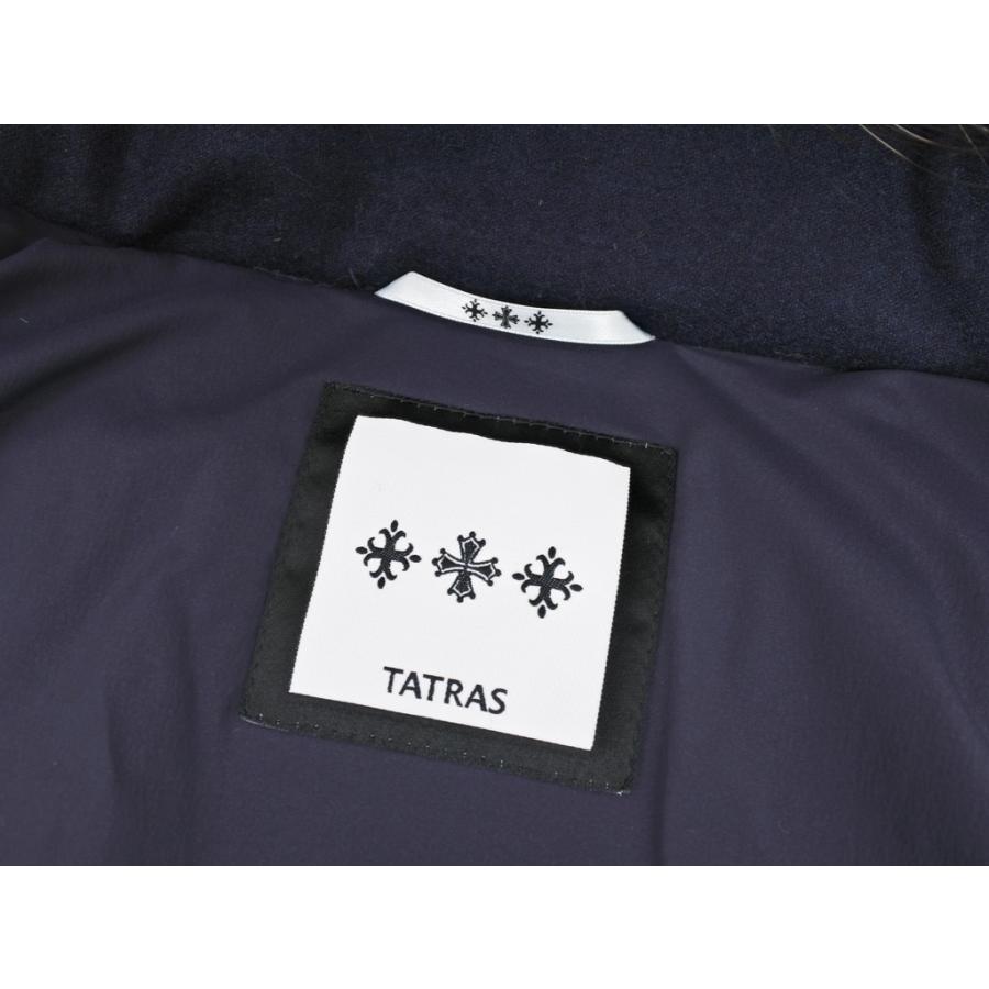 TATRAS ウールカシミア ファーダウンジャケット ネイビー 【断熱材】 3
