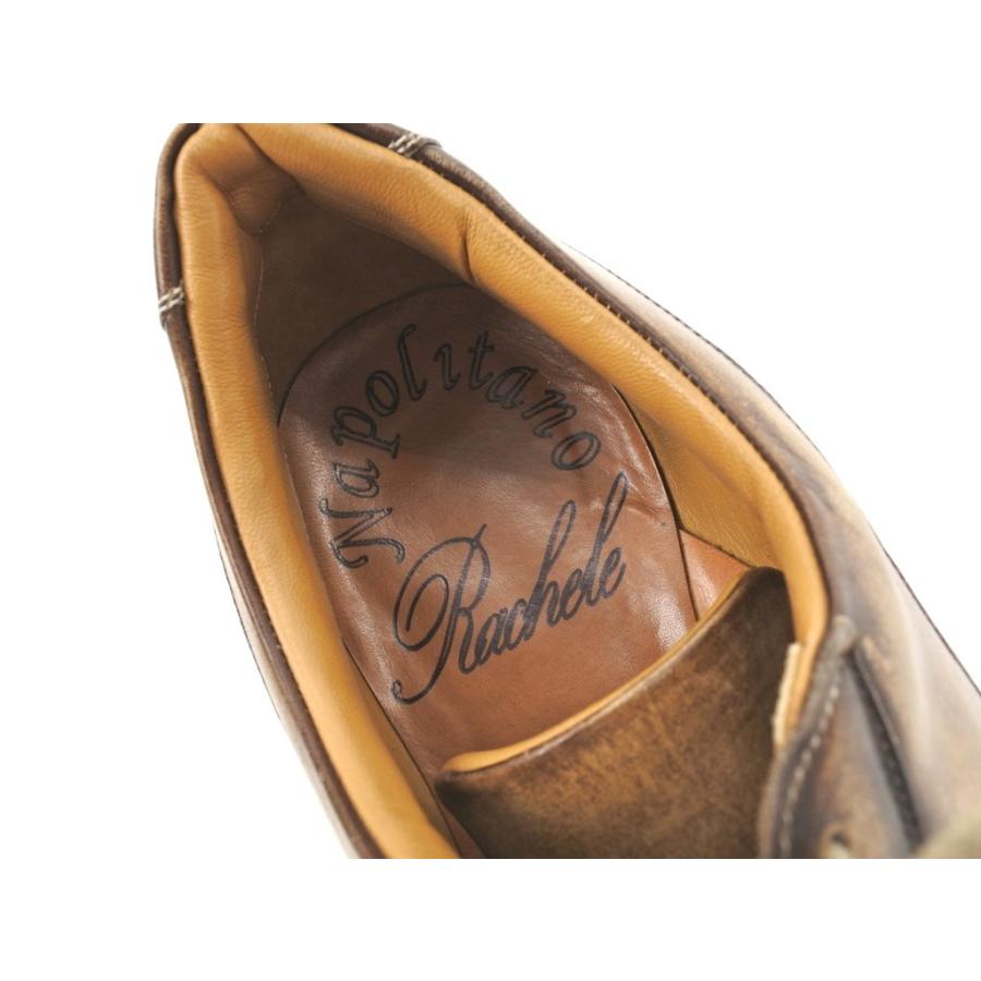 ナポリターノ ラケーレ NAPOLITANO RACHELE 切替 レザーシューズ