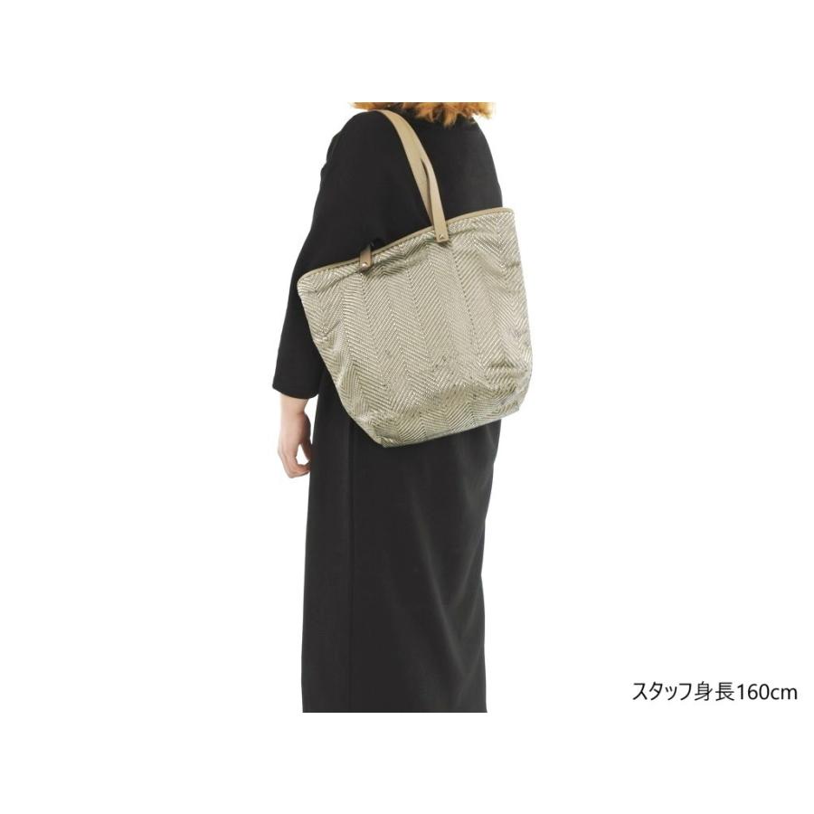 HERMES エルメス チェンナイMM レザー シルバーxベージュ トートバッグ 