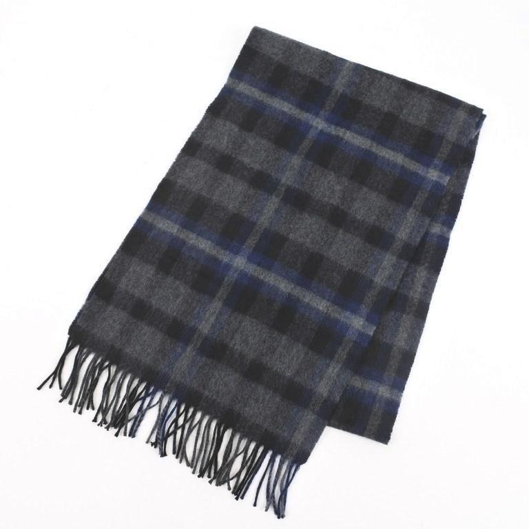 イセタンメンズ Isetan Mens チェック マフラー グレー ブラック ロイヤルブルー 1 リタリオリブロ ヤフーショップ 通販 Yahoo ショッピング