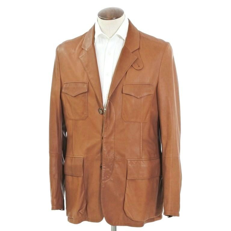 ルチアーノ バルベラ Luciano Barbera レザー サファリジャケット ブラウン 表記なし 48位 1 リタリオリブロ ヤフーショップ 通販 Yahoo ショッピング