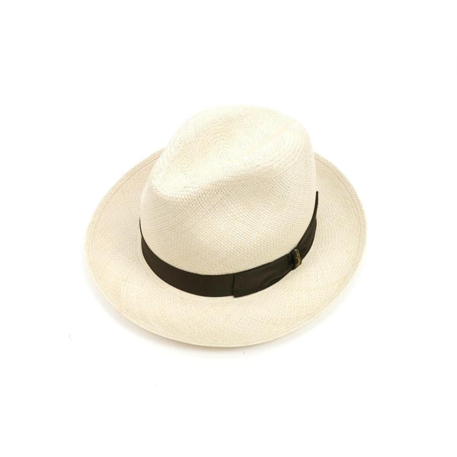 国産】【国産】ボルサリーノ Borsalino パナマハット 帽子 アイボリー