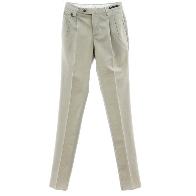 ピーティーゼロウーノ PT01 ポリエステル×ウール サンドベージュ