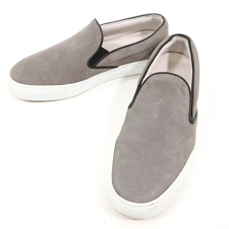 エーエムビー Amb スエード スリッポンスニーカー グレー 38 1 リタリオリブロ ヤフーショップ 通販 Yahoo ショッピング