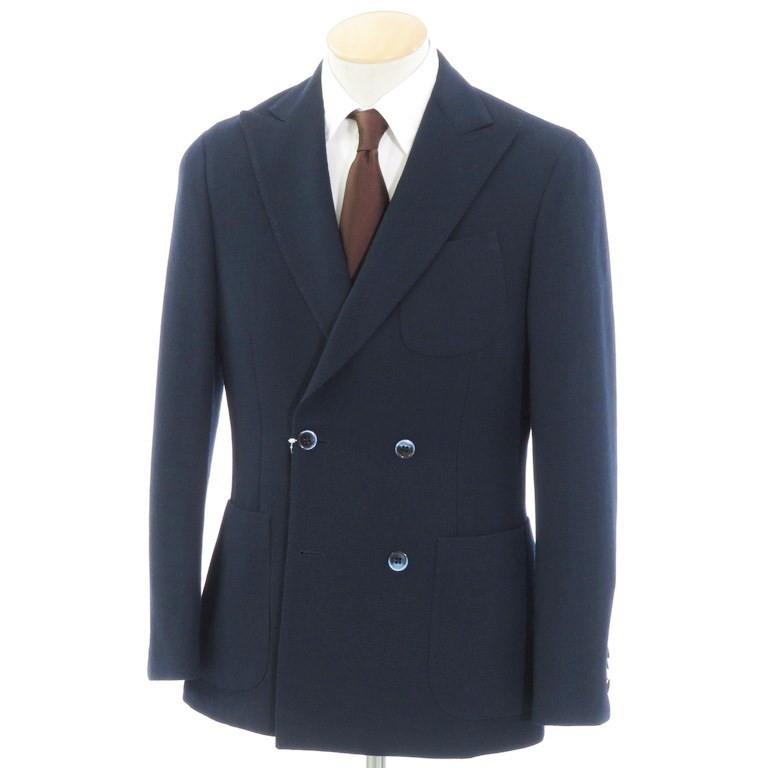 中古】ラルディーニ LARDINI ウール 4つボタンダブルジャケット
