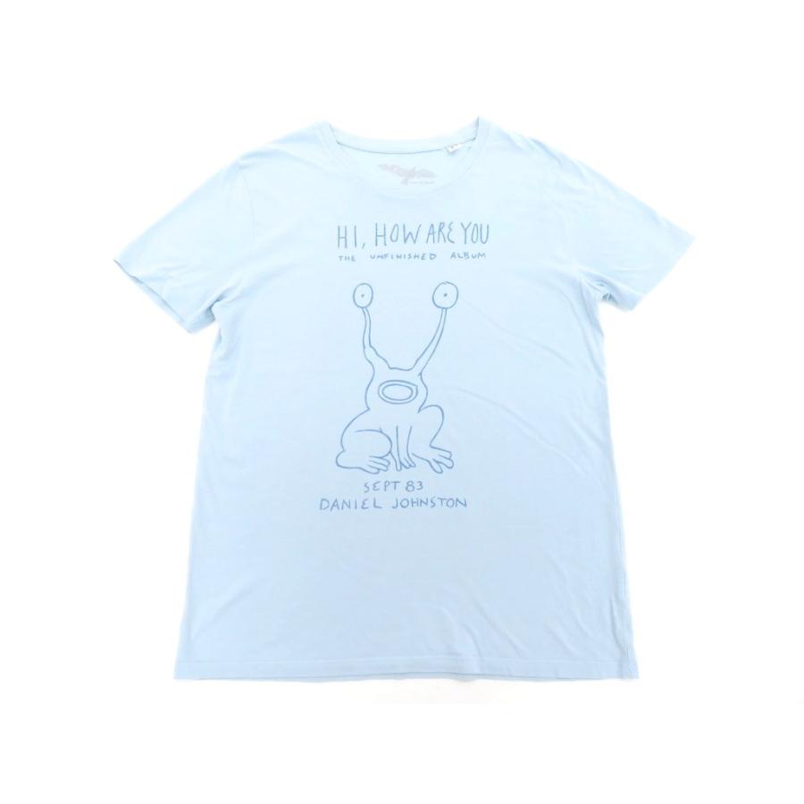 ウォーンフリー Wornfree ダニエル ジョンストン イラスト復刻 Tシャツ ライトブルー M 1 リタリオリブロ ヤフーショップ 通販 Yahoo ショッピング