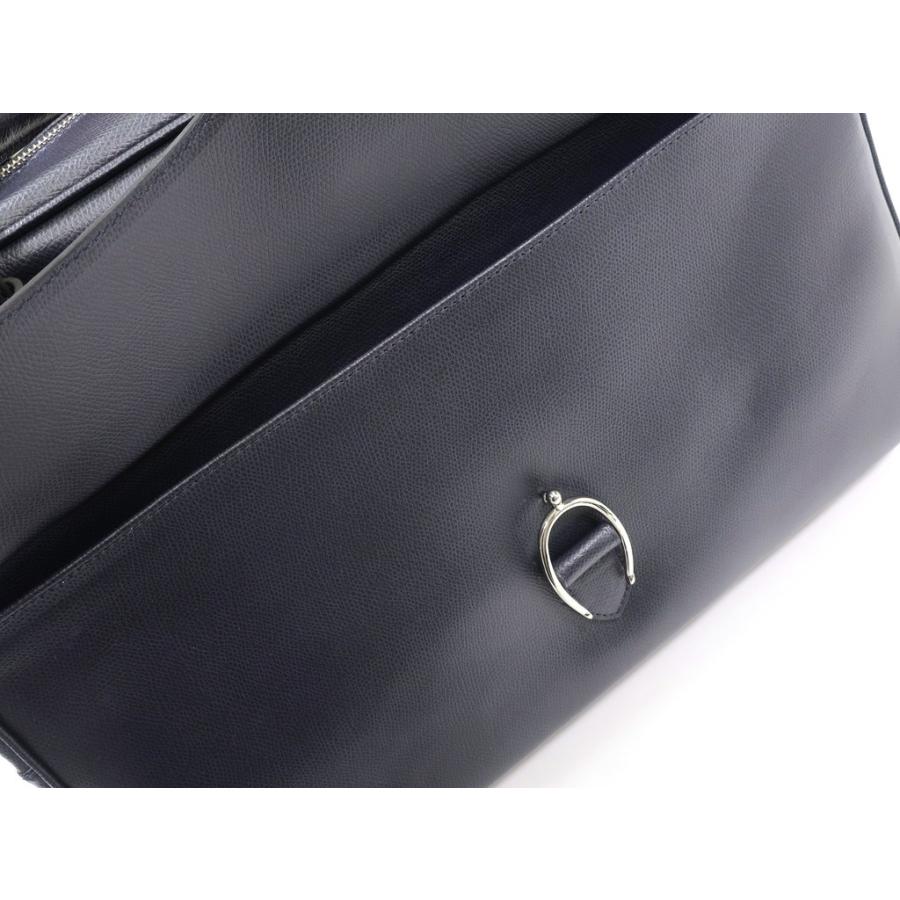匿名配送 シャンボール セリエ CHAMBORD SELLIER レザーブリーフケース CALPE 398 USSE ネイビー 【1820329950】(65637円)
