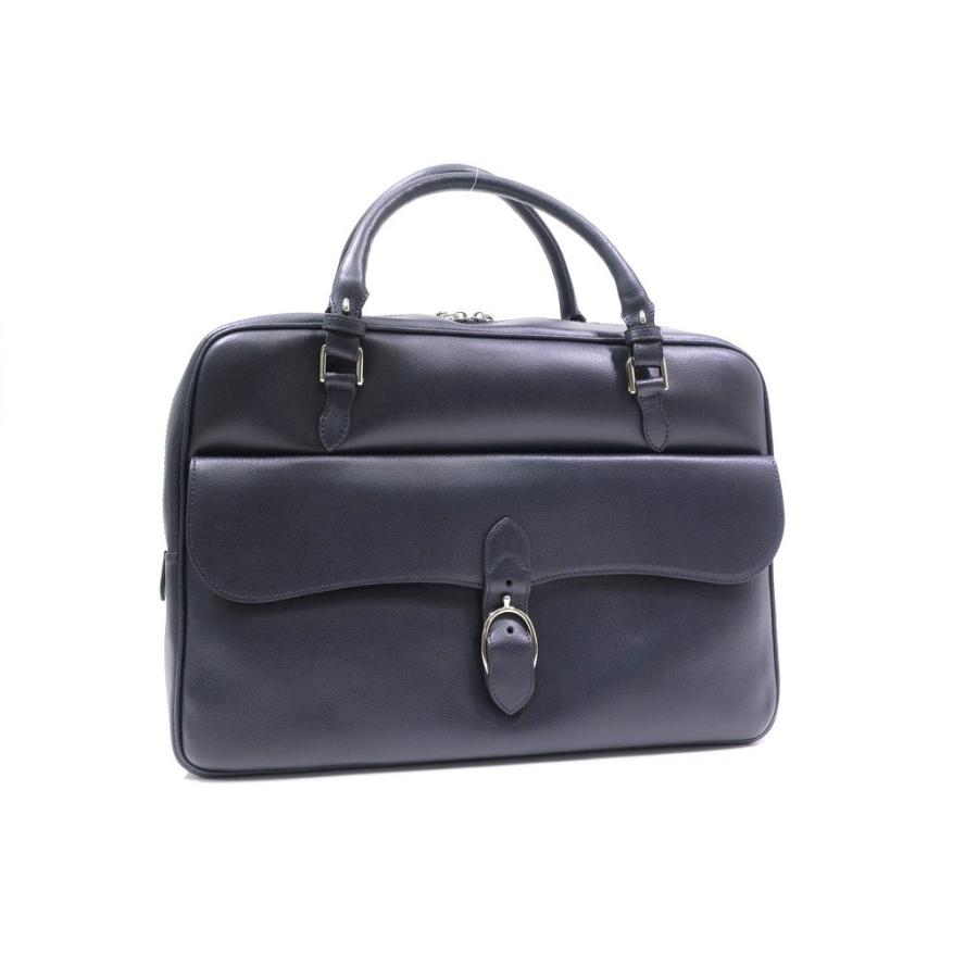 匿名配送 シャンボール セリエ CHAMBORD SELLIER レザーブリーフケース CALPE 398 USSE ネイビー 【1820329950】(65637円)